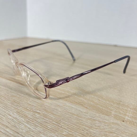Tura Mod 585 MAU Eyeglasses Purple Clear FRAMES ONLY 50-14-135 Excellent Cond main image 5